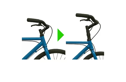 Představec na zvýšení řídítek jízdního kola