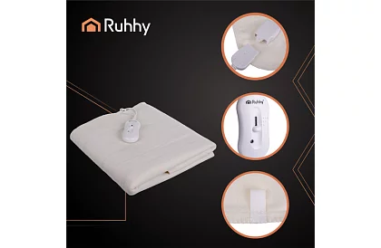 Výhřevná topná podložka 190 × 80 cm – 3 režimy vyhřívání