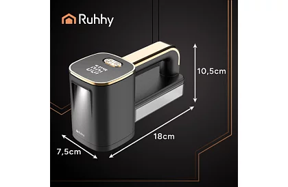 Akumulátorový odžmolkovač na textil s LCD displeyem