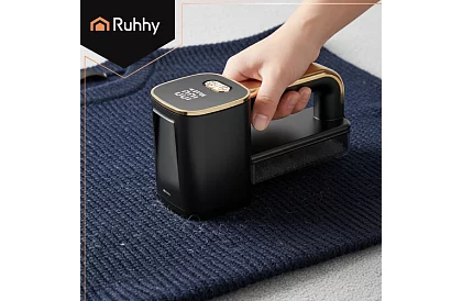 Akumulátorový odžmolkovač na textil s LCD displeyem