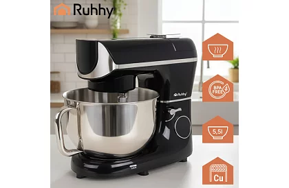 Kuchyňský robot s vyhřívanou mísou a váhou 5,5 l – 2300 W + příslušenství