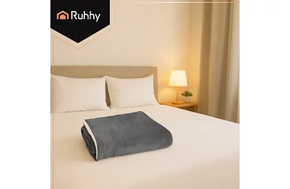 Oboustranná teplá deka 150 x 200 cm – tmavě šedá