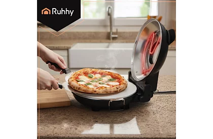 Domácí pec na pizzu s kamenem – 1200 W