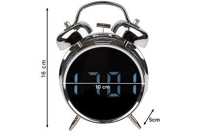 LCD budík v retro designu