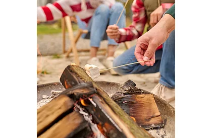 Zahradní ohniště s madly - 60 cm