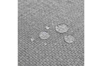 Skládací látkový úložný taburet 76 × 38 × 38 cm – šedý