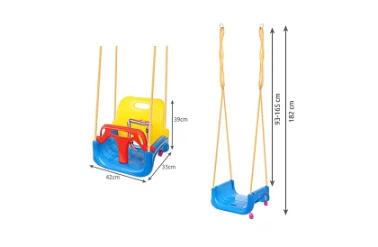 Dětská plastová rostoucí houpačka 3 v 1