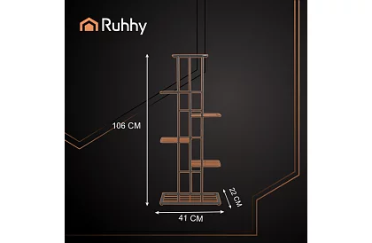 Vysoký stojan na květiny – 6 pater