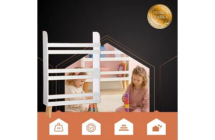 Police na knihy, hračky  – 95 × 15 × 50 cm