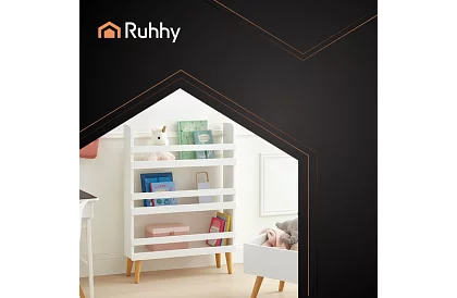 Police na knihy, hračky  – 95 × 15 × 50 cm