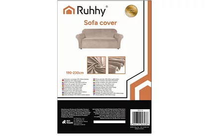 Napínací potah na sedačku 190–230 cm – Béžový samet