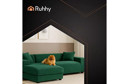 Napínací potah na sedačku 190–230 cm – Zelený samet