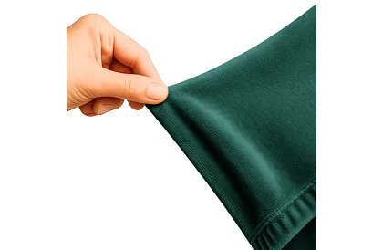 Napínací potah na sedačku 190–230 cm – Zelený samet