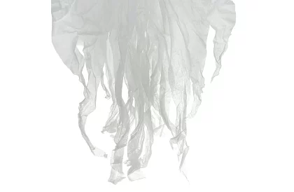 Závěsný kostlivec 70 cm - závěsna dekorace bílá