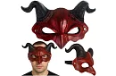 Karnevalová maska ďábla s rohy