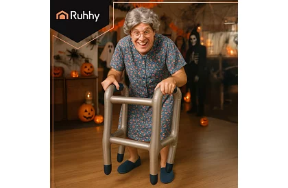 Nafukovací chodítko s holí + pumpička