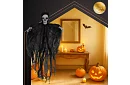 Závěsný kostlivec 70 cm - závěsna dekorace černá