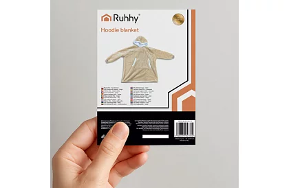 Velká oversize mikina – béžová deka