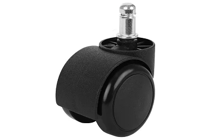 Kancelářské křeslo s výsuvnou opěrkou nohou – černé