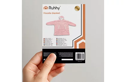 Velká oversize mikina – růžová deka