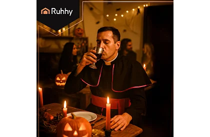 Biskupský kostým pro dospělé – sutana, plášť a liturgická šerpa