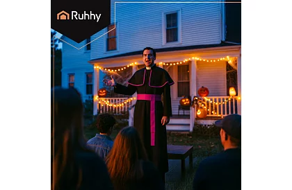 Biskupský kostým pro dospělé – sutana, plášť a liturgická šerpa