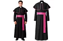 Biskupský kostým pro dospělé – sutana, plášť a liturgická šerpa