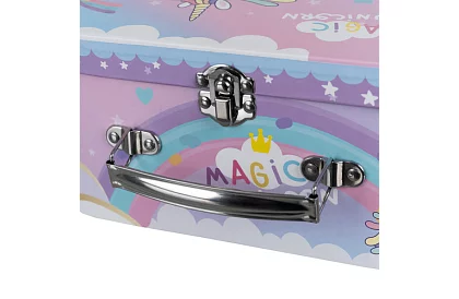 Dětská čajová souprava v kufříku s jednorožcem