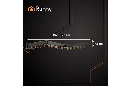 Nástěnný skládací sušák prádla – 2 v 1