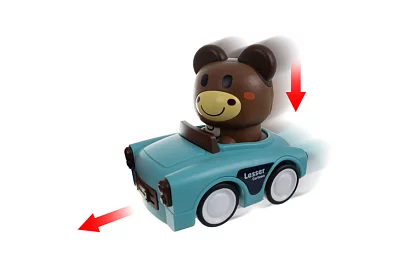 Senzorická autíčka se zvířátky 4 v 1