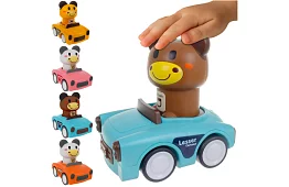 Senzorická autíčka se zvířátky 4 v 1