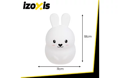 Dětská LED noční lampička RGB – Králík LED