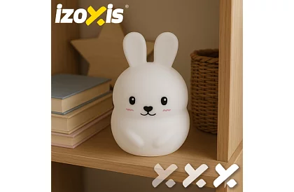 Dětská LED noční lampička RGB – Králík LED