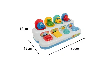 Vzdělávací hračka s vyskakovacími vozidly