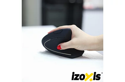 Bezdrátová ergonomická vertikální myš – USB 2,4 GHz