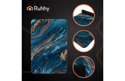 Koupelnová předložka v moderním designu – rychleschnoucí 60 × 40 cm