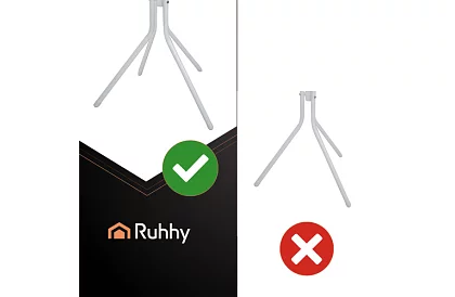 Stojanový věšák na oděvy 170 cm – bílý