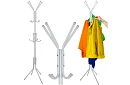 Stojanový věšák na oděvy 170 cm – bílý