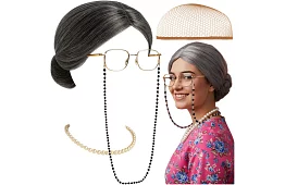 Karnevalový kostým babičky – 5dílná sada