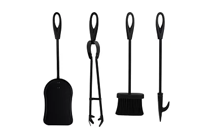Nářadí ke krbu – sada 5 v 1 ve stylu retro