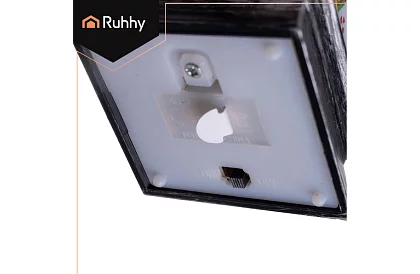 LED vánoční lucerna na baterie – černá