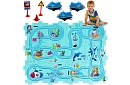 Puzzle dráha pro sestavení – silniční podložka s autíčky