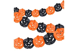 Halloweenská girlanda – dýně, 3 metry