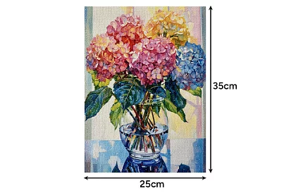 Diamantové malování 5D – Květiny ve váze