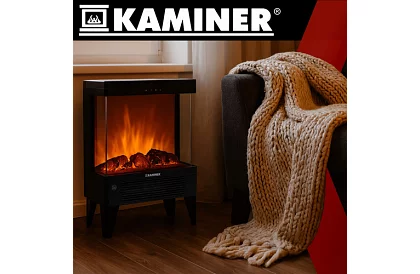 Elektrický krb s efektem ohně – 2000 W – ventilátor s funkcí vytápění