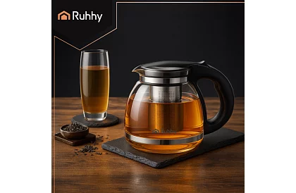 Skleněná konvice na čaj s louhovačem – 2 l