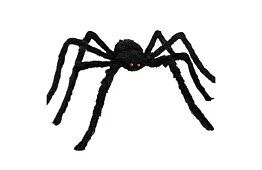 Umělý chlupatý pavouk 50 cm – černý