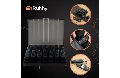 Organizér na léky – 7 dní, 3 × denně