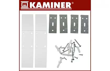 Elektrický skleněný radiátor Zelva 2500W, Wifi, bílý + dálkové ovládání