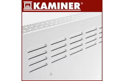 Elektrický skleněný radiátor Zelva 2500W, Wifi, bílý + dálkové ovládání